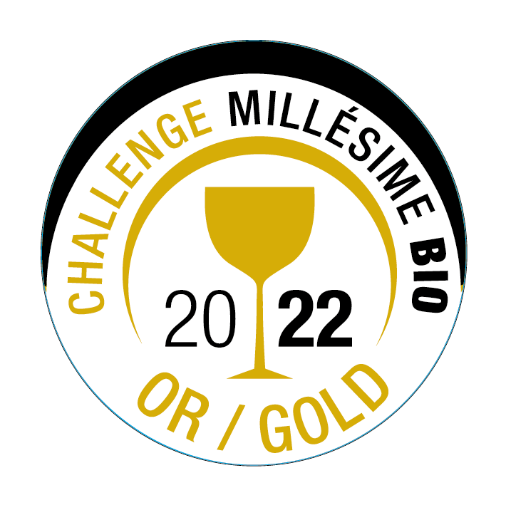 Médaille d'or Challenge Millésime Bio 2022